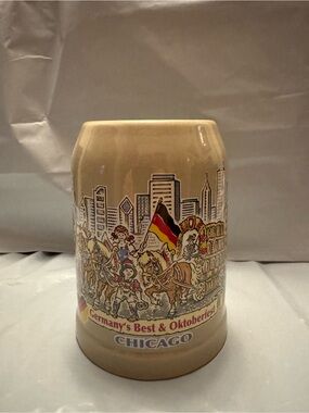 Germany’s Best & Oktoberfest Chicago 0.5L Ceramic Beer Stein Mug